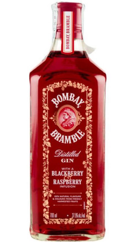 BOMBAY BRAMBIE DISTILLED GIN WITH A BLACKBERRY & RASPBERRY 70CL