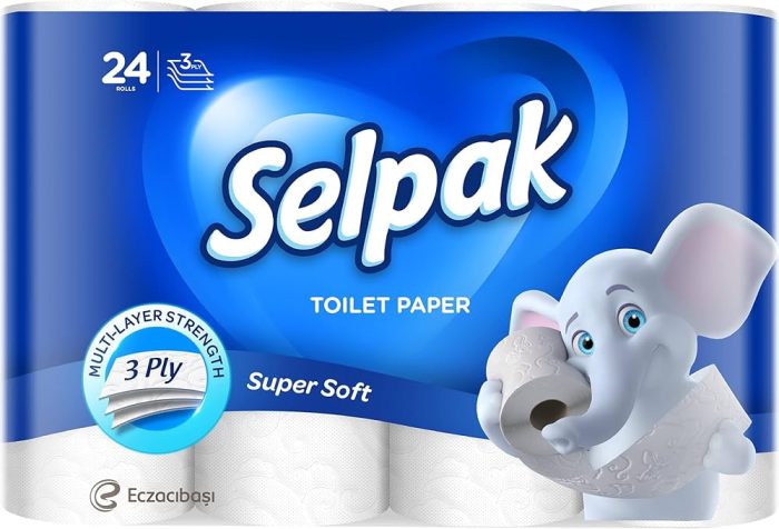 SELPAK TOILET  X24 WHITE
