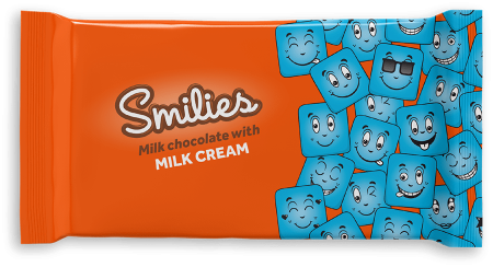 SMILES GAUFRETTES MILK CHOCOLATE