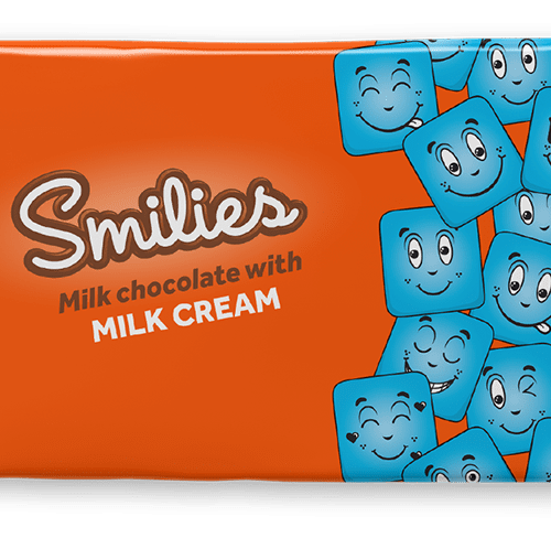 SMILES GAUFRETTES MILK CHOCOLATE