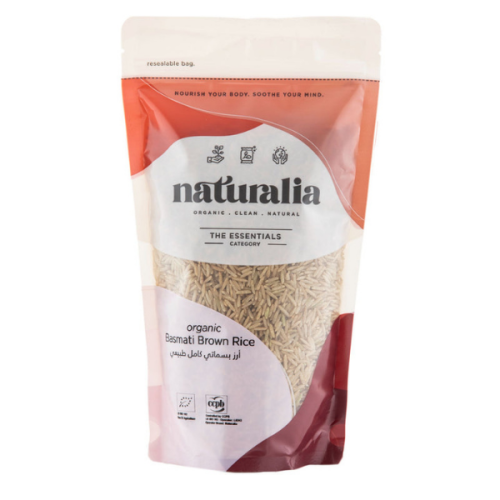 NATURALIA BASMATI BROWN RICE 500G