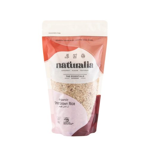 NATURALIA ORGANIC SHORT BROWN RICE 500G