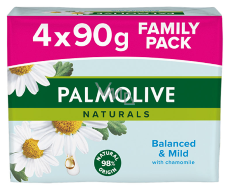 PALMOLIVE SOAP CHAMOMILLE X4 90G -22%