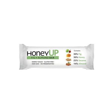 HONEY UP FIG ALMONDS SESAME GLUTEN FREE BAR 40G