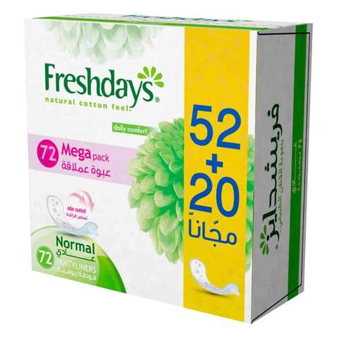 FRESHDAYS PS NORMAL X72 (6) 52+20