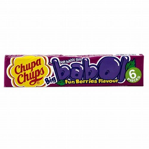 CHUPA CHUPS BIG SOFT BUBBLE GUM BABOL FUN BERRIES FLAVOUR