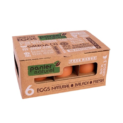 PANIER NATUREL EGG X6