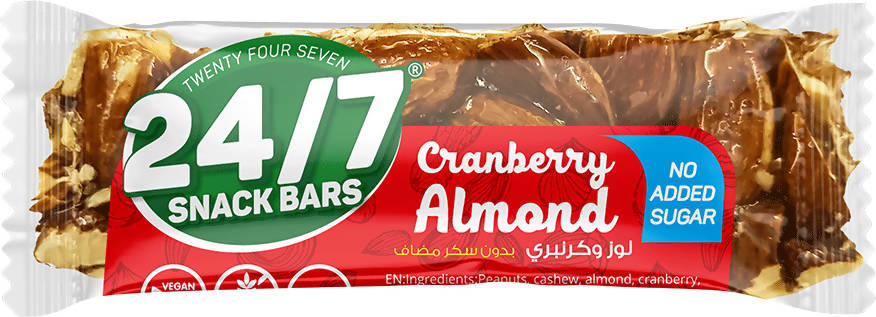 24/7 BAR 40 SF CRANB-ALM (24)