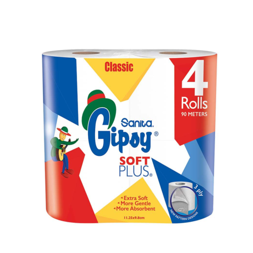 GIPSY TOILET PAPER 4 ROLLS