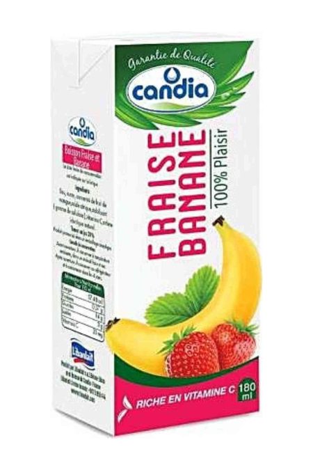 CANDIA JUS NECTAR STRAWBERRY & BANANA 180ML