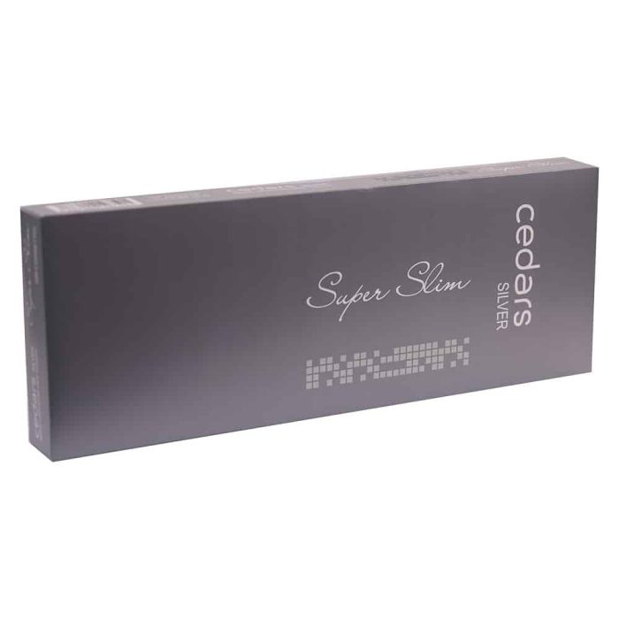 CEDARS SILVER SUPER SLIM