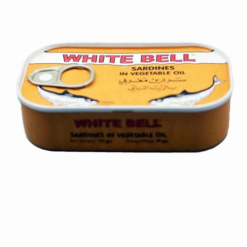 WHITE B.SARDINE OIL 125G (50)