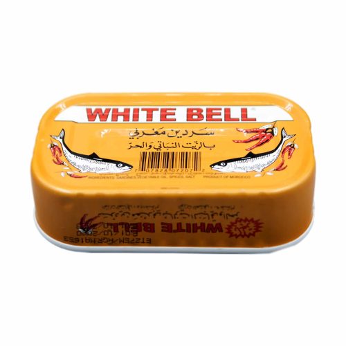 WHITE B.SARDINE HOT 125G (50)