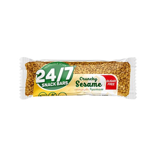 24/7 BAR 40G GF SEASME CARAMEL (24)