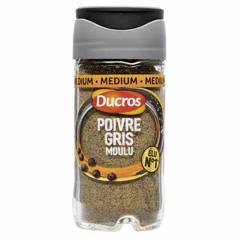 DUCROS POIVRE GRIS MOULU