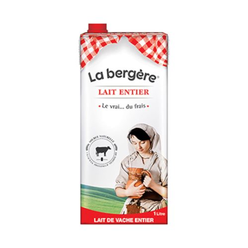 L.BRG LAIT 1L UHT 1/2 ECREME