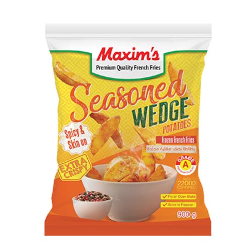 MX.FRZ WEDGES SEASONED 900G
