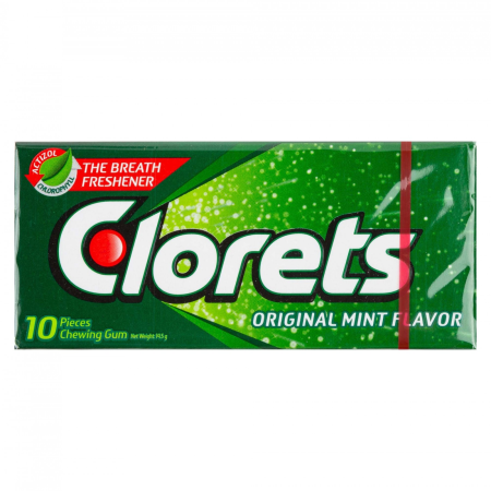 CLORETS GUM ORIGINAL MINT 14G