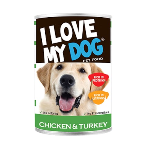 -I LV MY DOG 400G CHUNK&TURKY