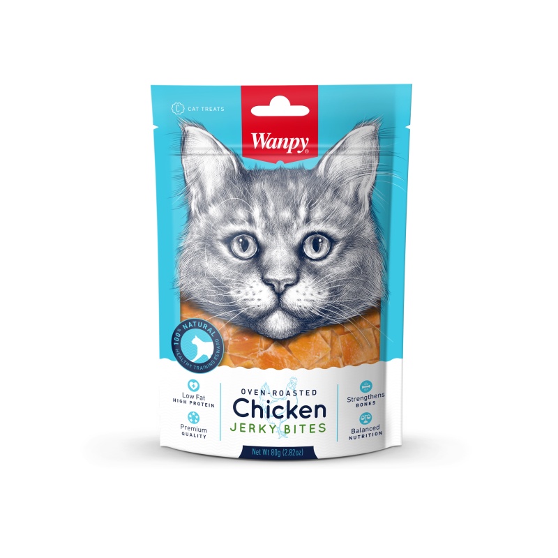 -WANPY CAT 80G JRKY CHICKEN