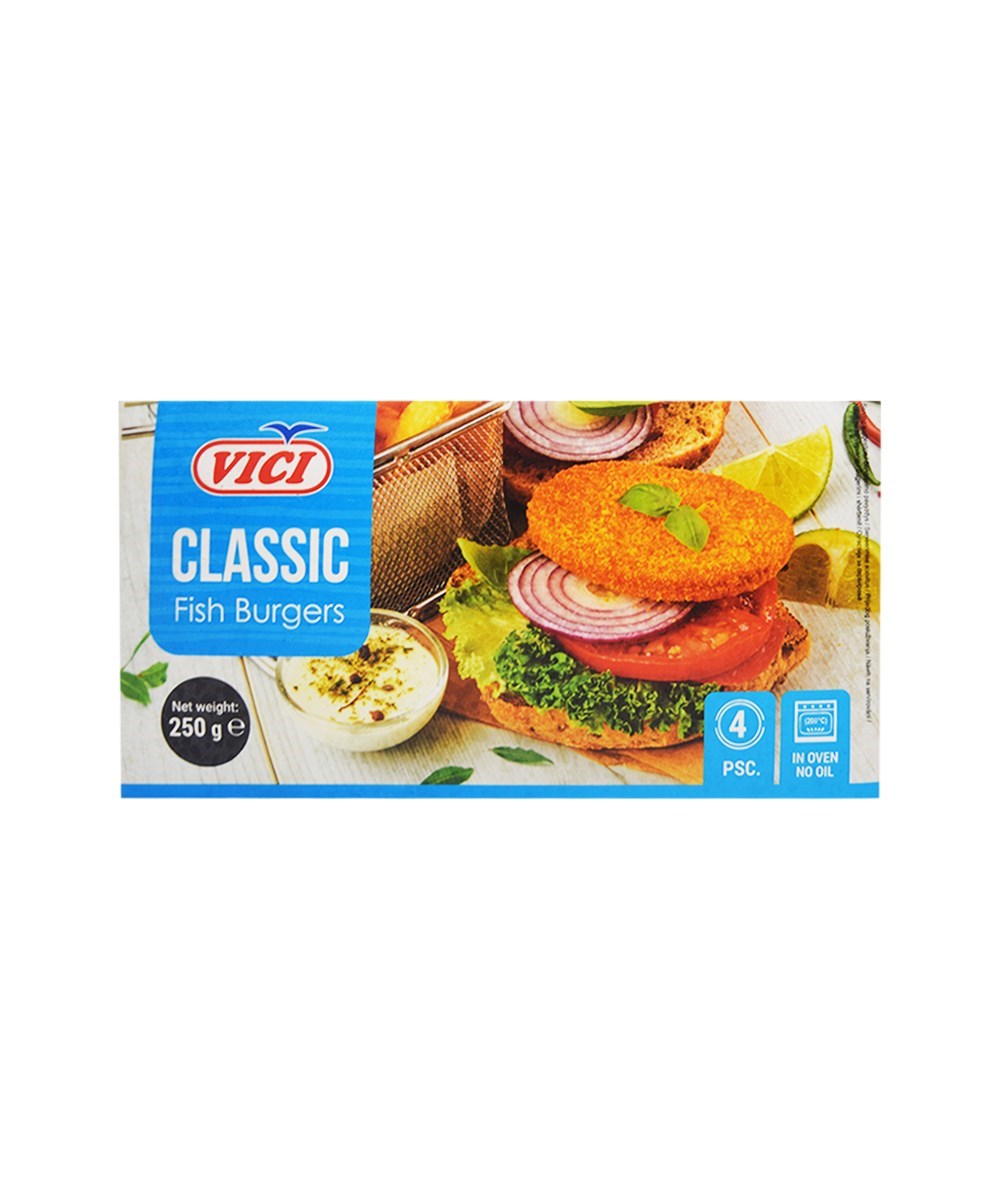 VICI FISH BURGERS CLSC 250G