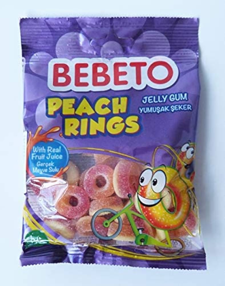 BBTO 80G JLY GUM PEACH RING