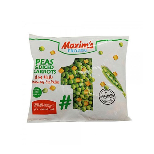 MX.FRZ PEAS&CRT DICED 400G