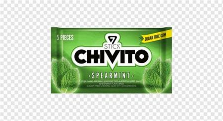 STICK CHIVITO SUGAR FREE GUM SPEARMNIT 5 PIECES