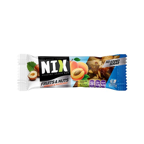 NIX BAR 40G F&N APRICOT&HZL