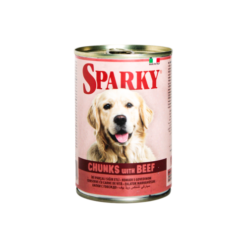 SPARKY DOG 415G BEEF (24)