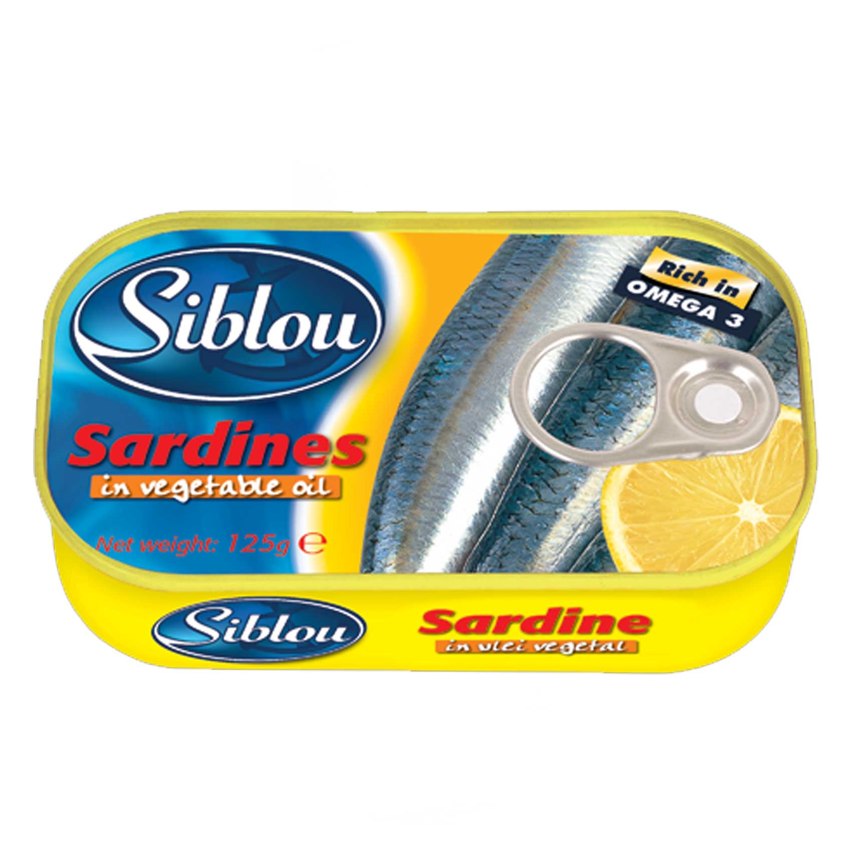 SIB.SARDINE VEGTBL OIL 125G (50)