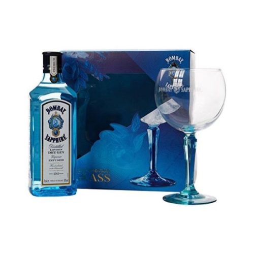 BOMBAY GIN 75CL+GLSS