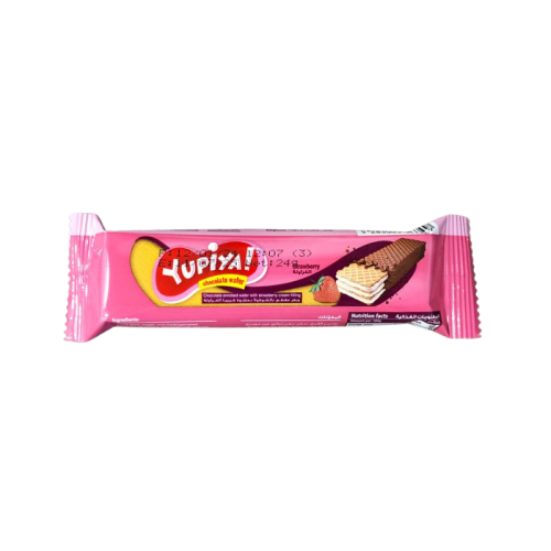 YUPIA WAFER ENROBED WITH STRAWBERRY 24G