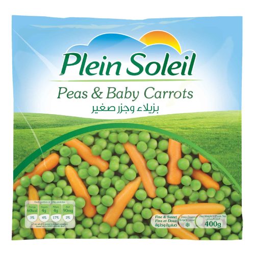 P.SOLEIL FRZ PEAS 400G BABY CARRT (20)