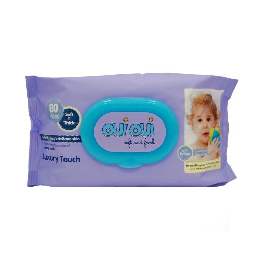 OUI OUI WIPES X80 MAUVE  20048