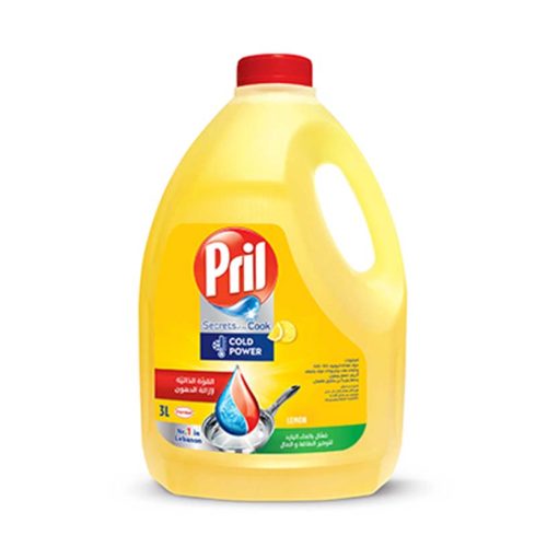 PRIL DISHWASHING LIQUID COLD POWER LEMON 3L