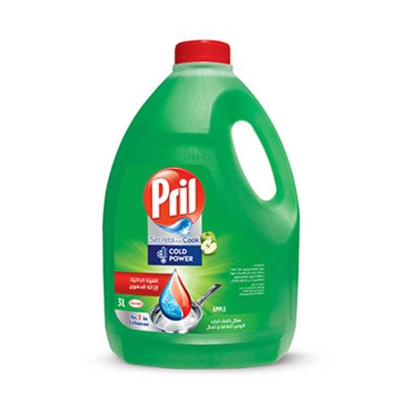 PRIL DISHWASHING LIQUID COLD POWER APPLE 3L
