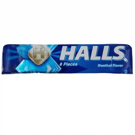 HALLS MENTHOL FLAVOR CANDY 22G