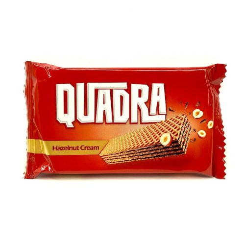 QUADRA WAFER FILLED WITH HAZELNUT CREAM 35G