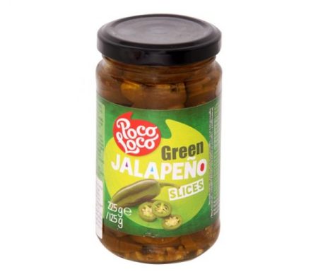 POCO LOCO GREEN JALAPENO SLICES 225G