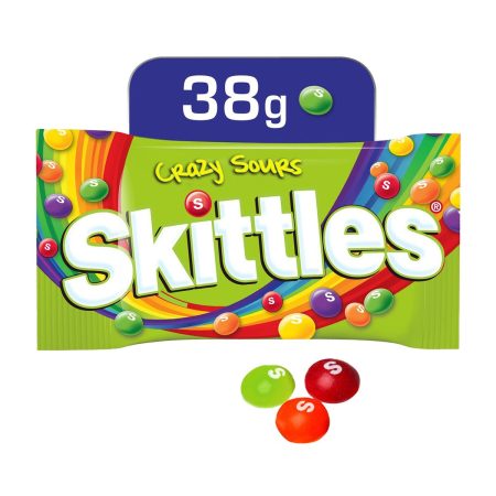 CHOCOLATE SKITTLES CRAZY SOUR 38G