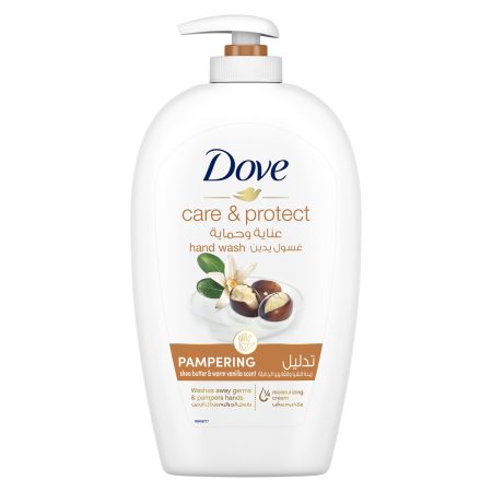 DOVE HAND WASH CARE & PROTECT SHEA BUTTER & WARM VANILLA  500ML