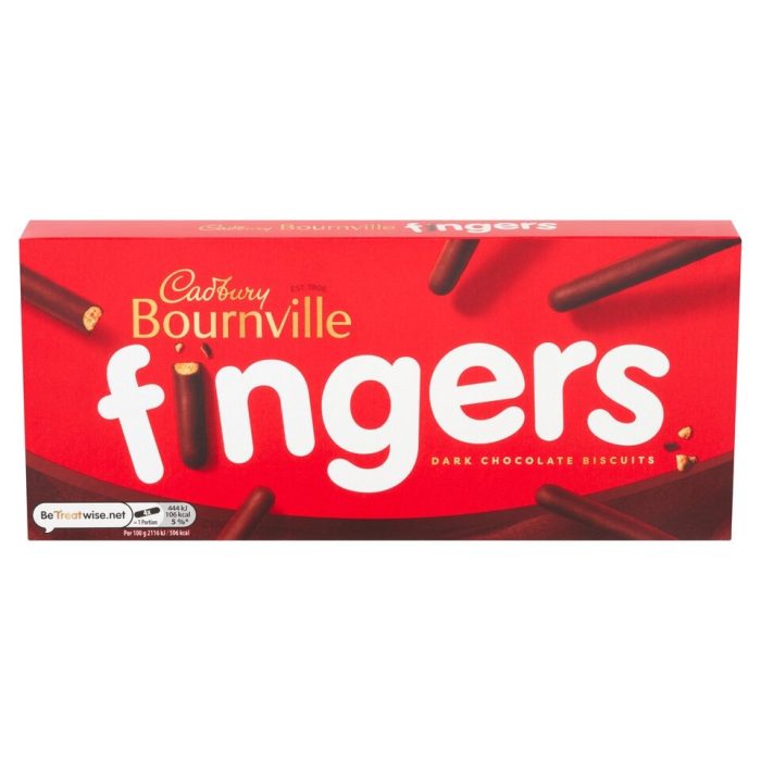 CADBURY BOURNVILLE FINGERS 114G