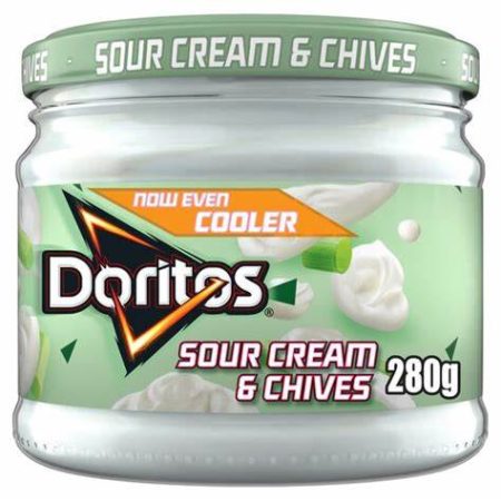 DORITOS SOUR CREAM & CHIVES DIP 280G