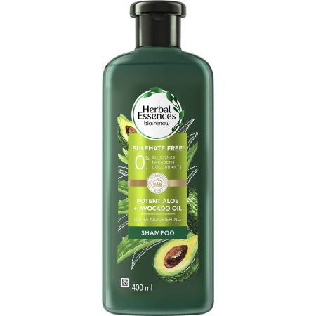 HERBAL ESSENCES POTENT ALOE + AVOCADO SHAMPOO 400ML