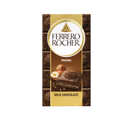 FERRERO ROCHER MILK CHOCOLATE 90G