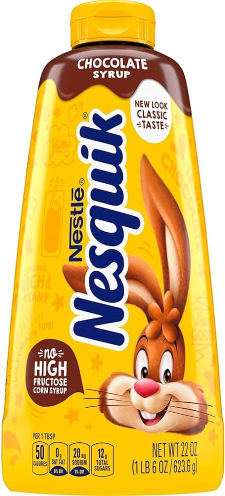 NESQUIK CHOCOLATE SYRUP 22 OZ