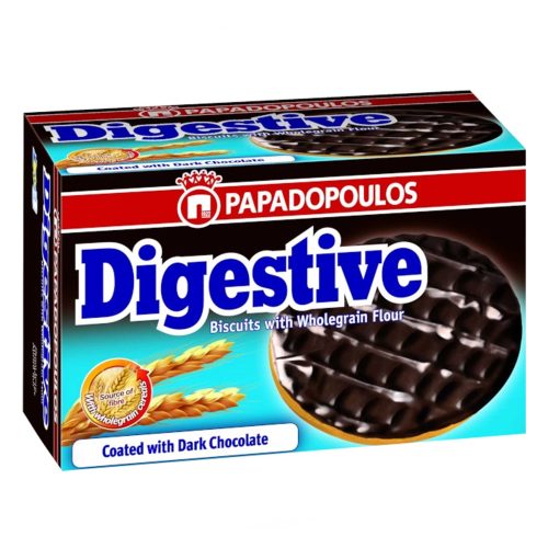 PAPADOPOULOS DIGESTIVE DARK CHOCOLATE 200G