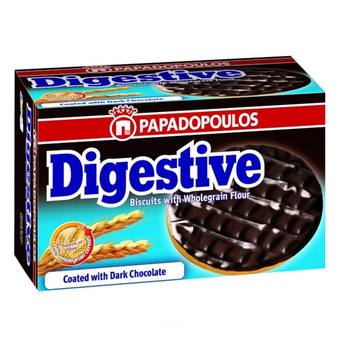 PAPADOPOULOS DIGESTIVE DARK CHOCOLATE 200G