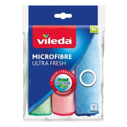 VILEDA MICROFIBER ULTRA FRESH 3 ROLL COLOURS